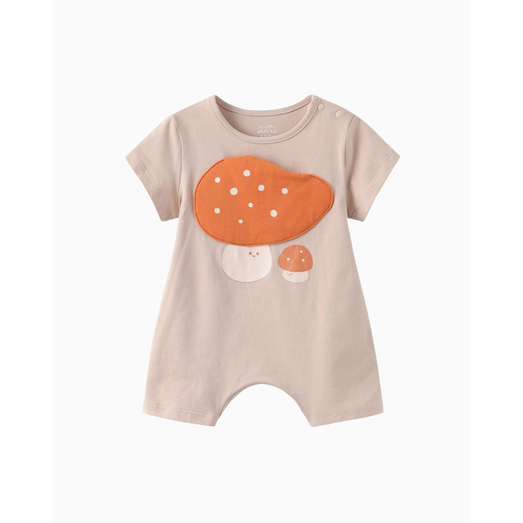 MAYNAMI株式会社が販売するmimimonoマシュルームベビーロンパース