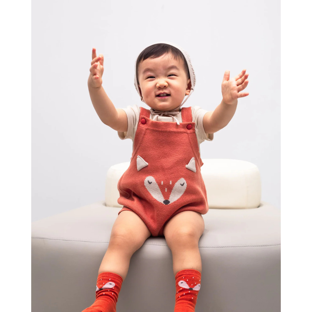 MAYNAMI株式会社が販売するフォックスニットベビーロンパー