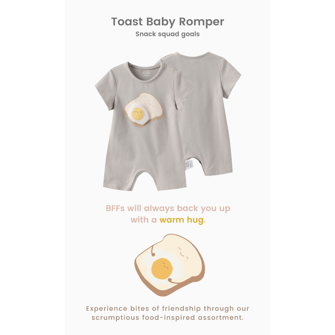 MAYNAMI株式会社が販売するmimimono トーストベビーロンパース