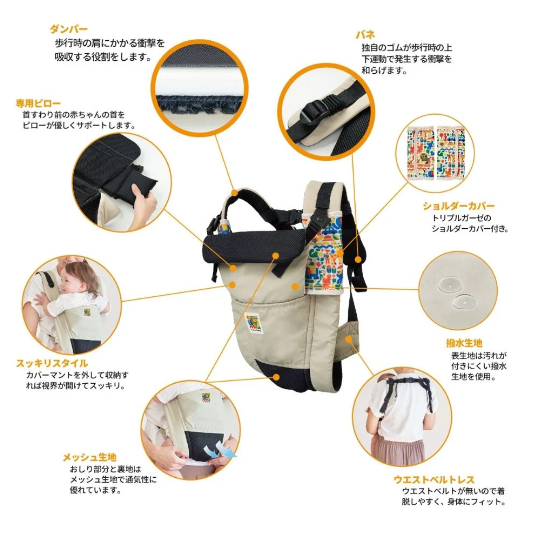日本エイテックス株式会社が販売するユーモベビー 5WAYキャリー