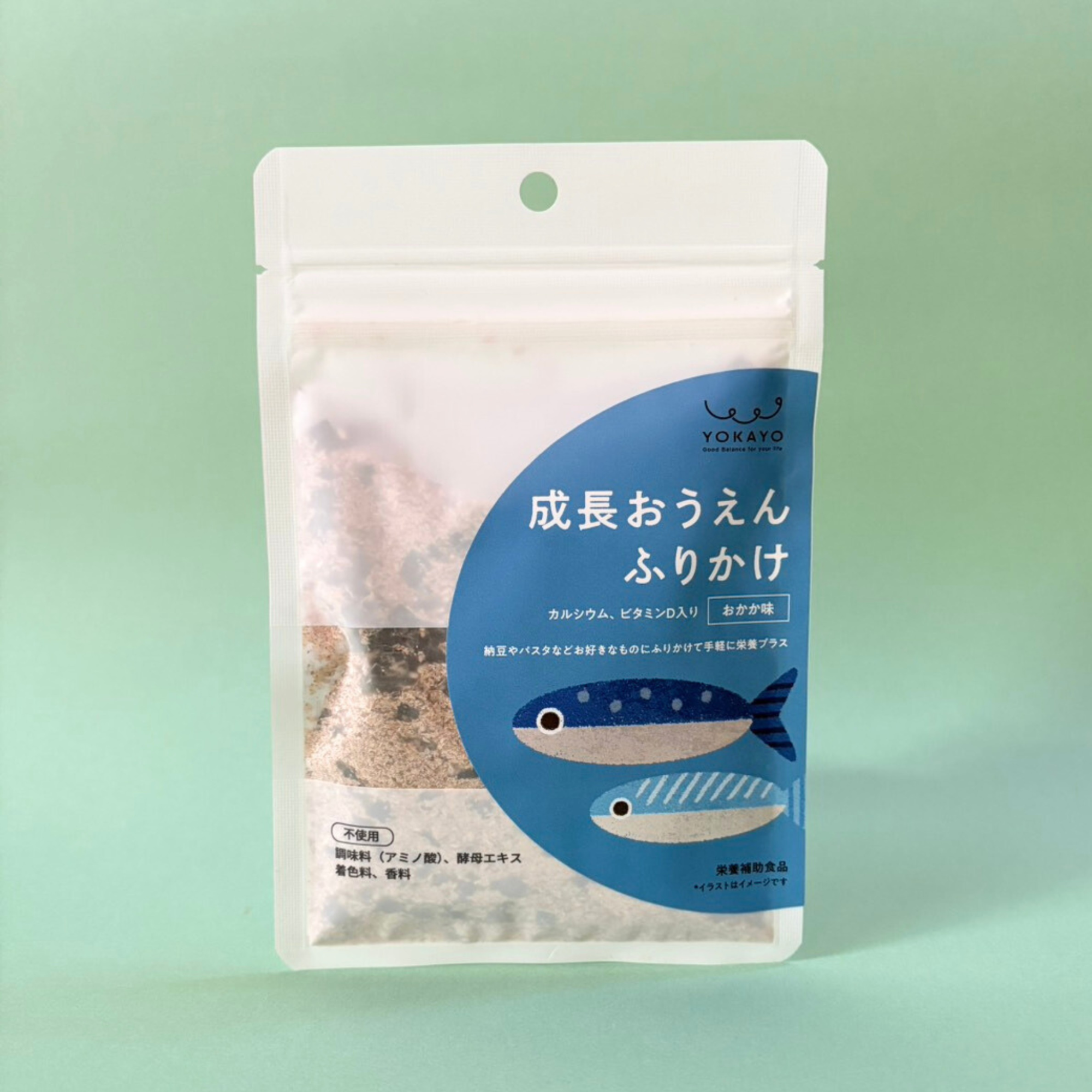 マモフ合同会社が販売する成長おうえんふりかけ おかか味