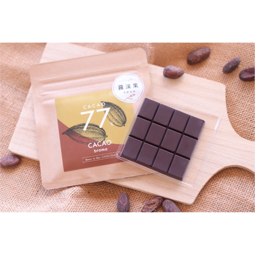 ロッツ株式会社が販売する羅漢果チョコレート