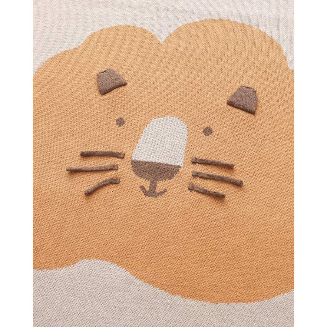 MAYNAMI株式会社が販売するライオンニットブランケット