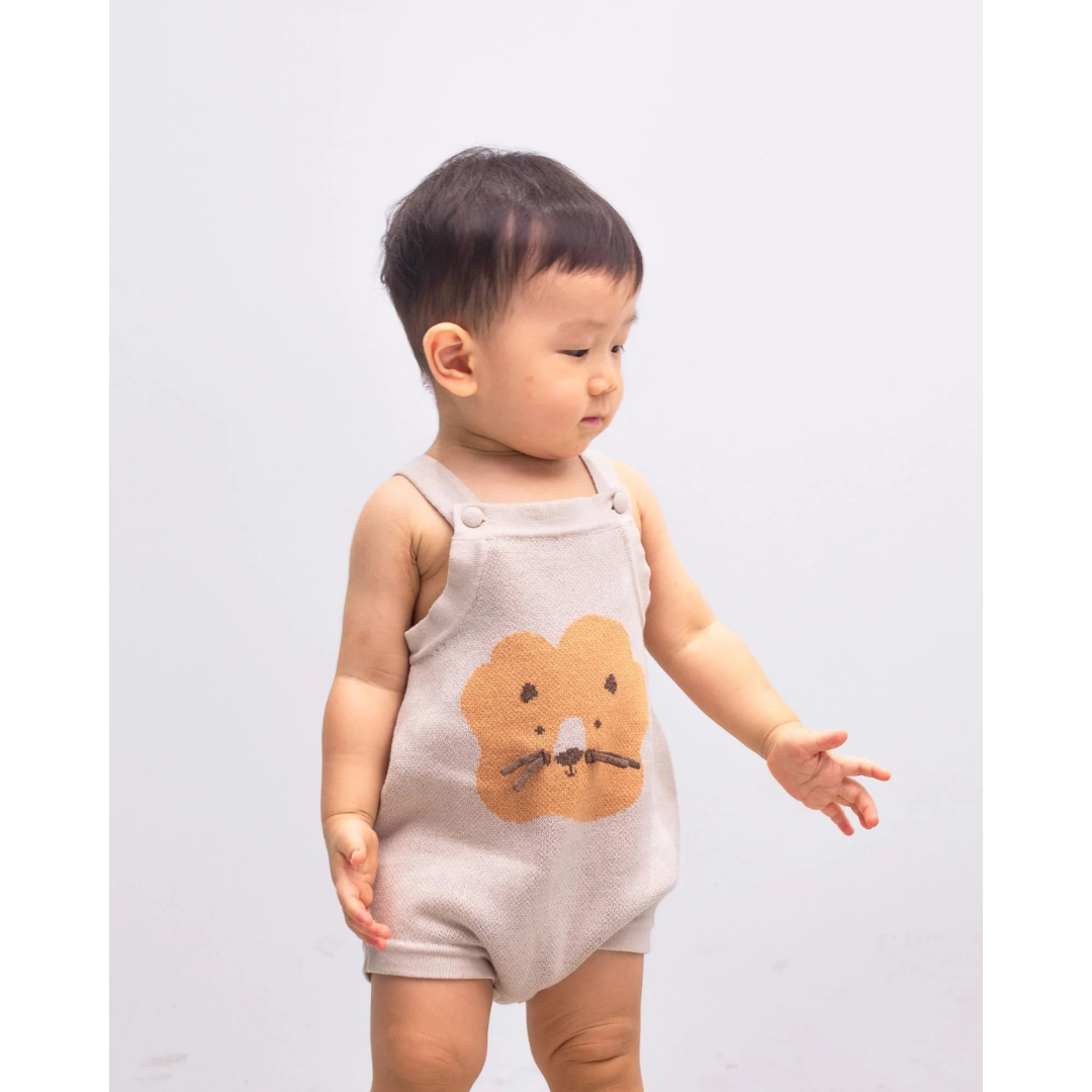 MAYNAMI株式会社が販売するライオンニットベビーロンパー