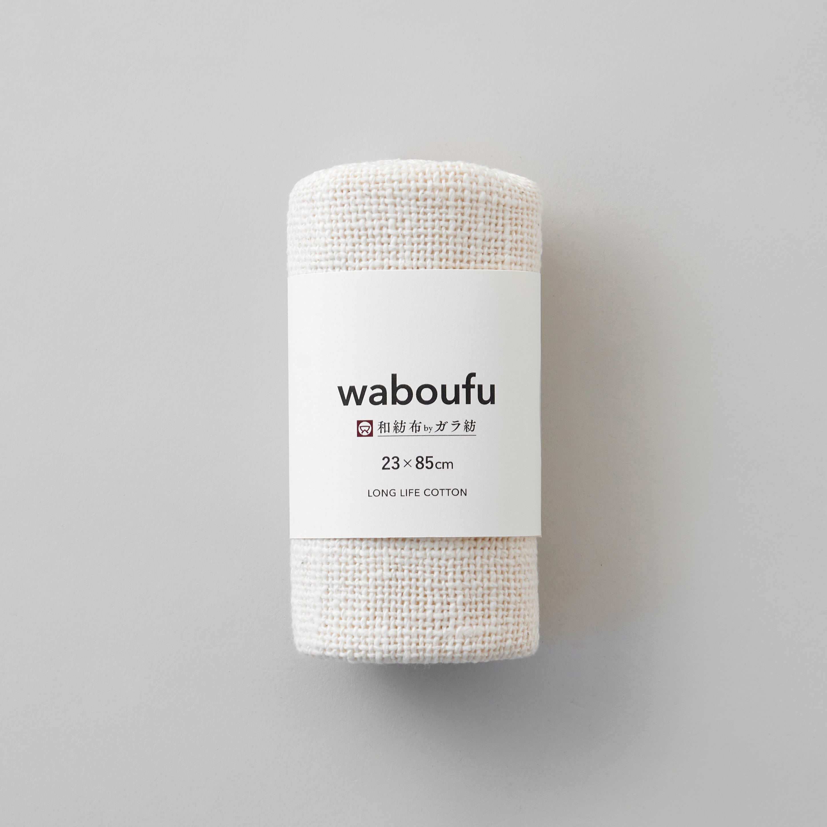 益久染織研究所が販売するガラ紡の和紡布23x85
