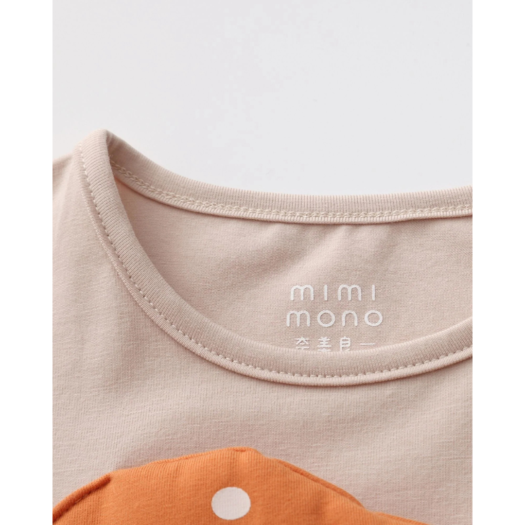MAYNAMI株式会社が販売するmimimonoマッシュルームキッズTシャツ