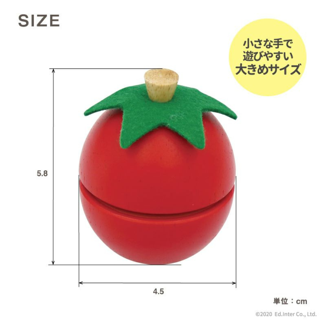 株式会社エドインターが販売する木のおままごと「完熟トマト」