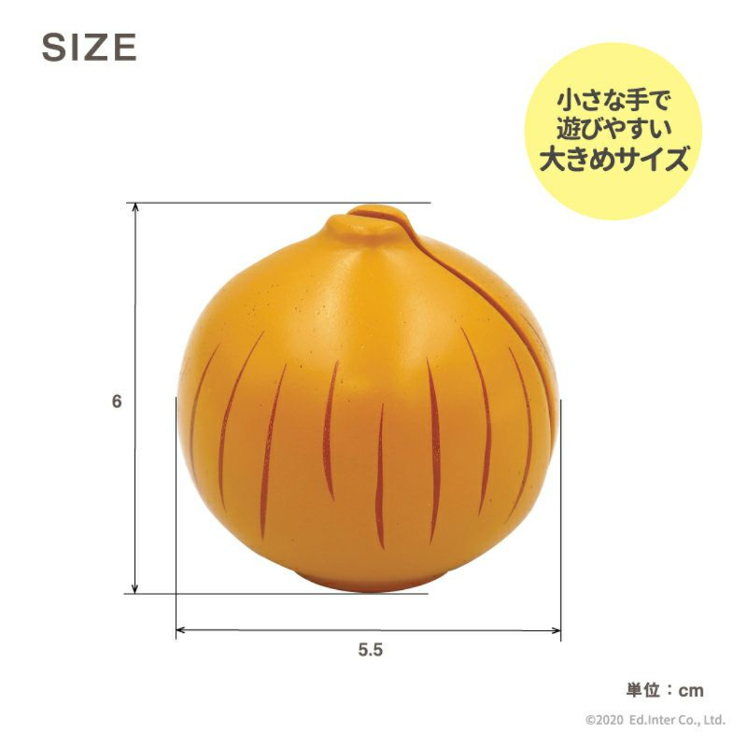 株式会社エドインターが販売する木のおままごと「とれたてたまねぎ」