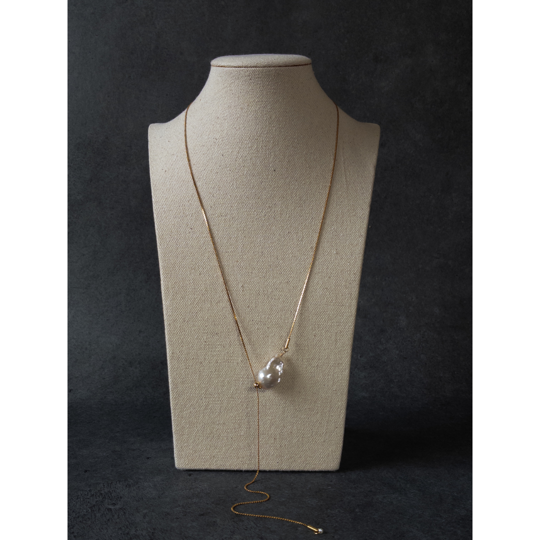 petite anneが販売するスライド式ネックレス〜淡水パール(1点物)