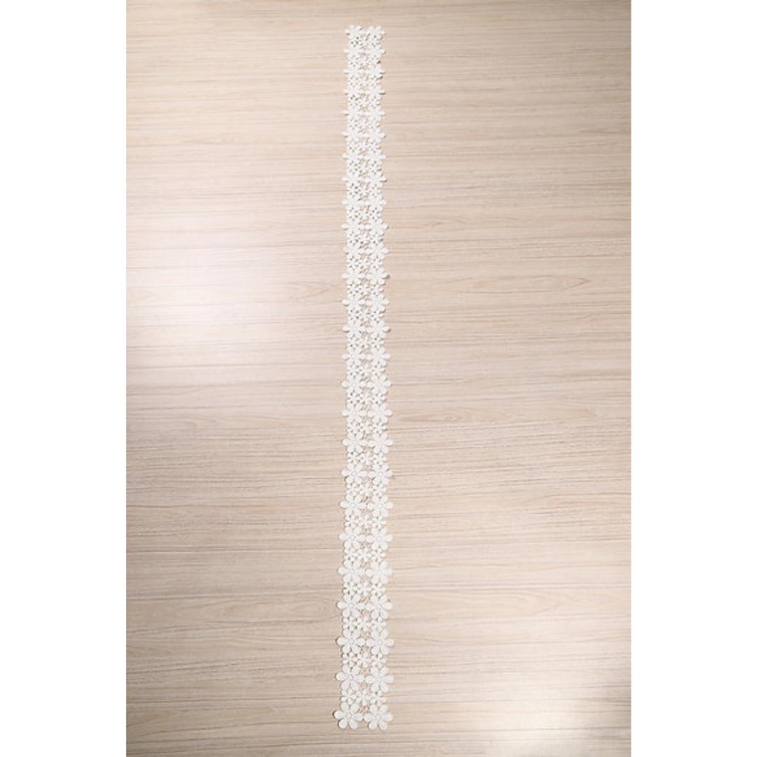 Long flower lace