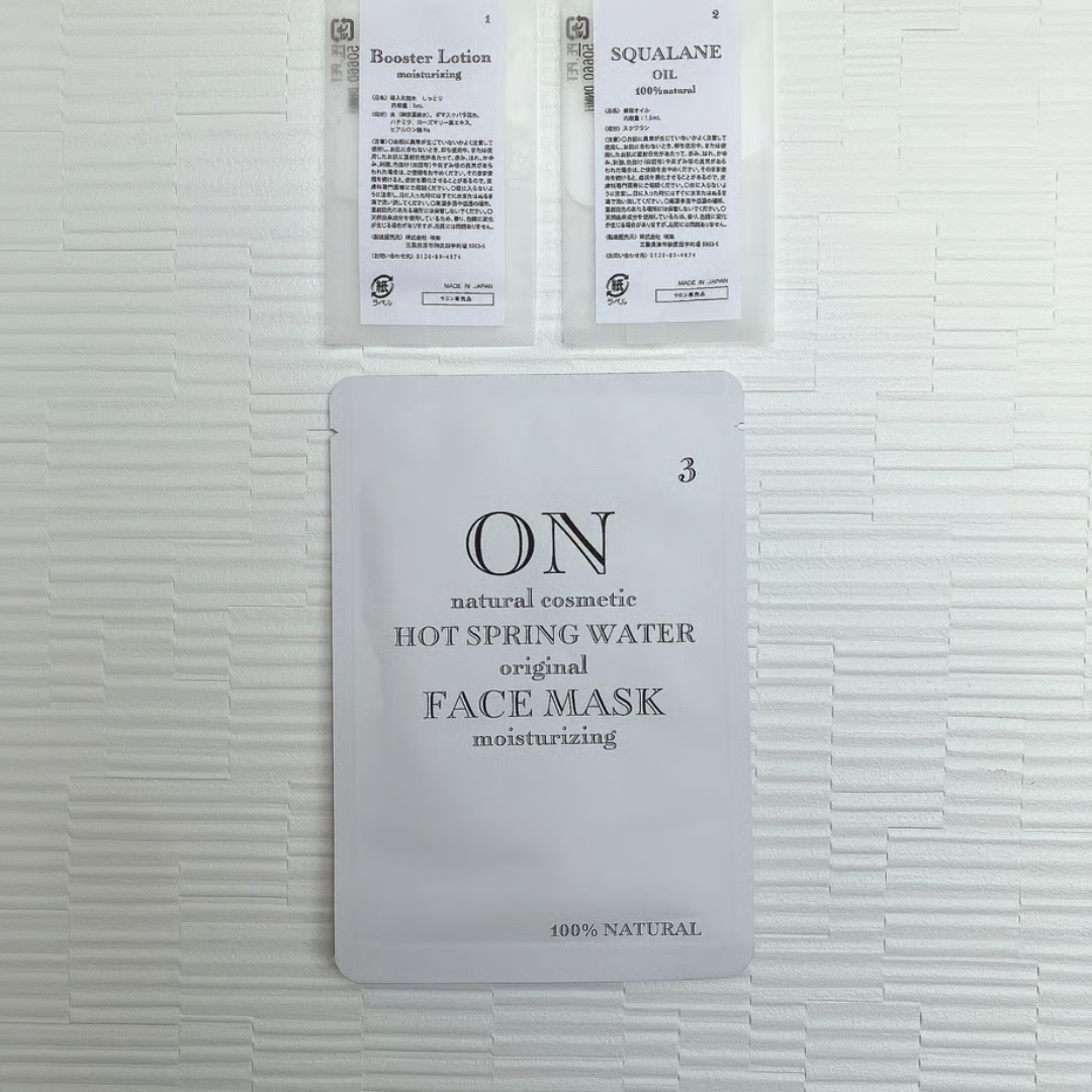 ON natural cosmeticが販売する温泉シートマスクF しっとり