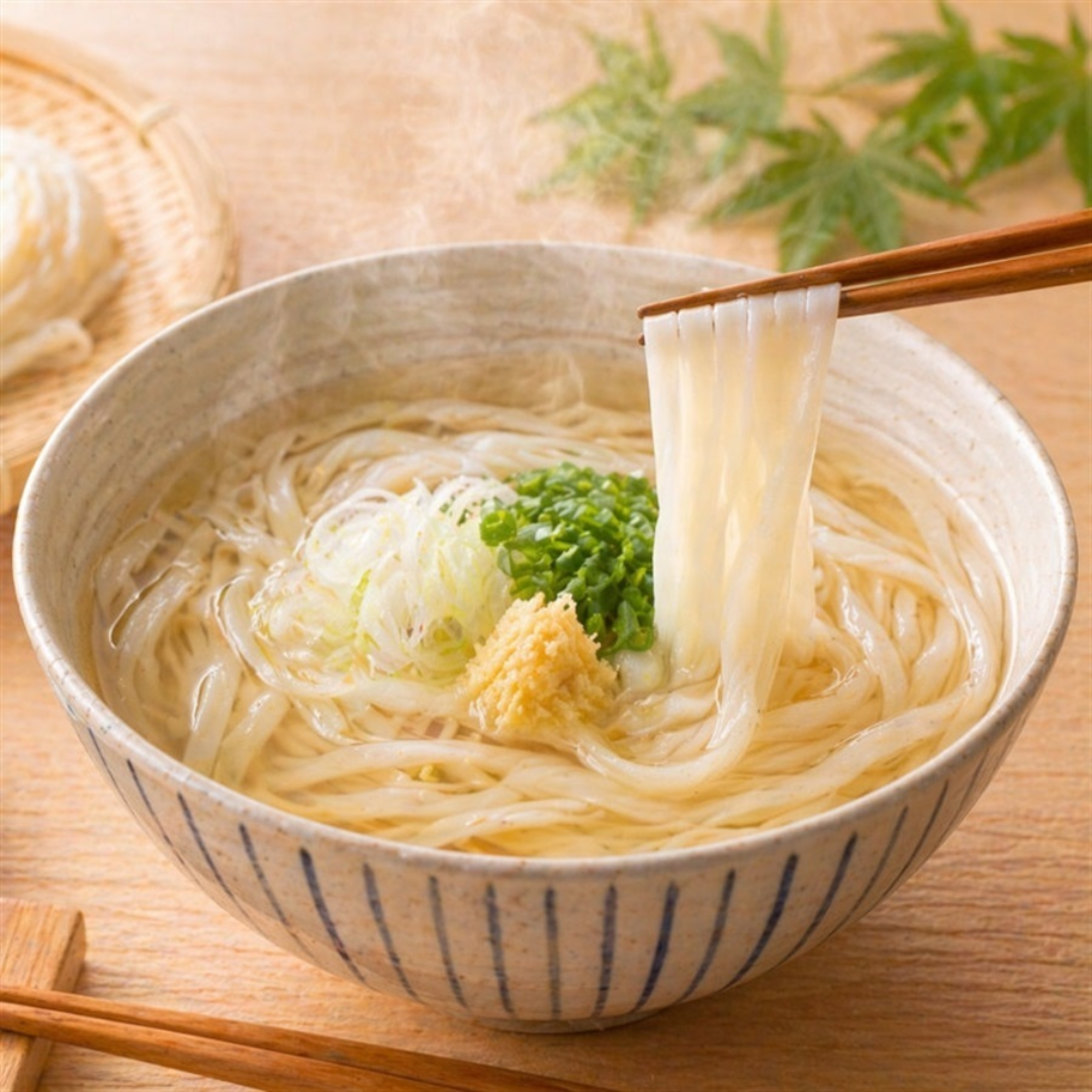 たまな商店が販売するたまなの米粉麺