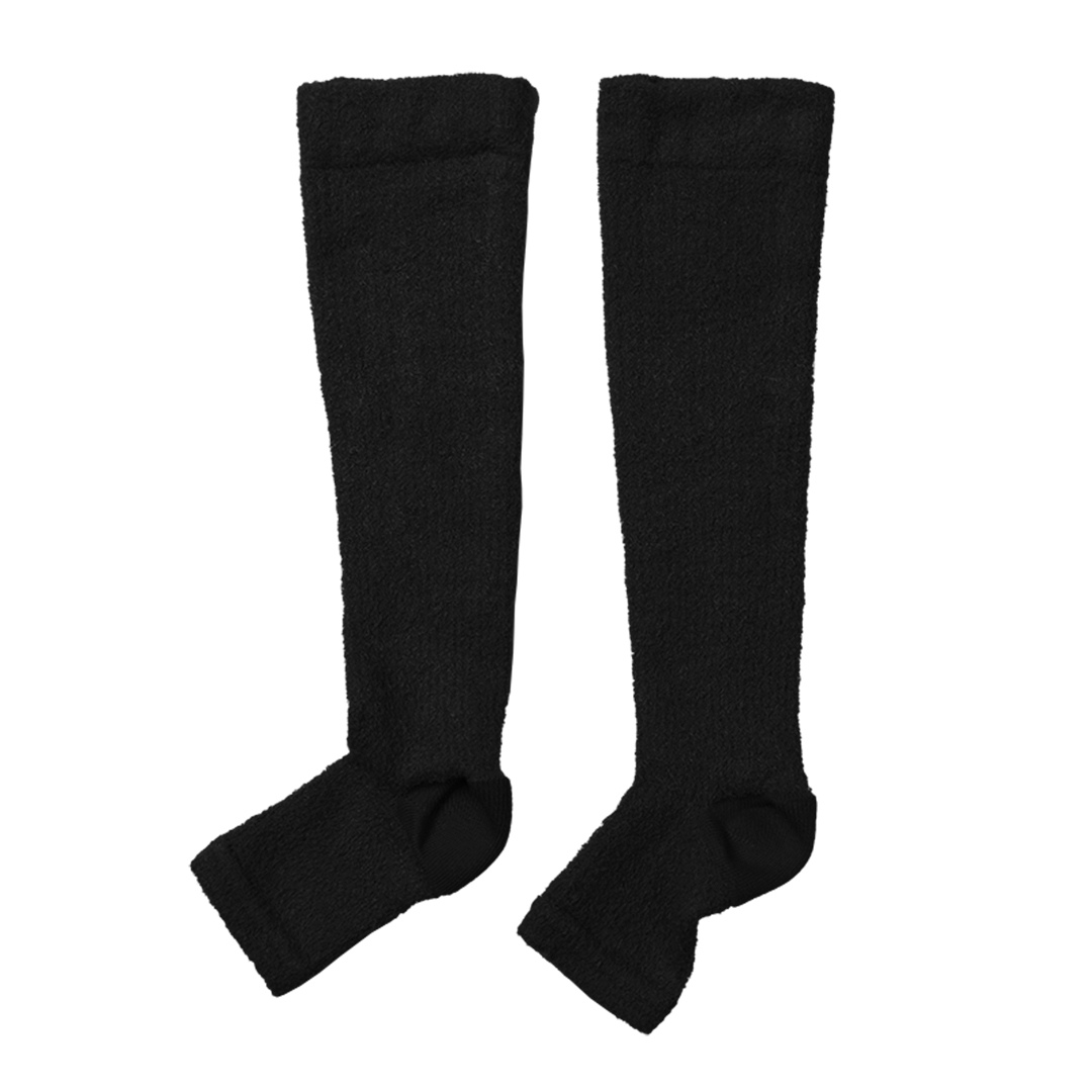 株式会社YB-LAB.が販売するふわりぃスリム かかと保湿ソックス(ブラック)