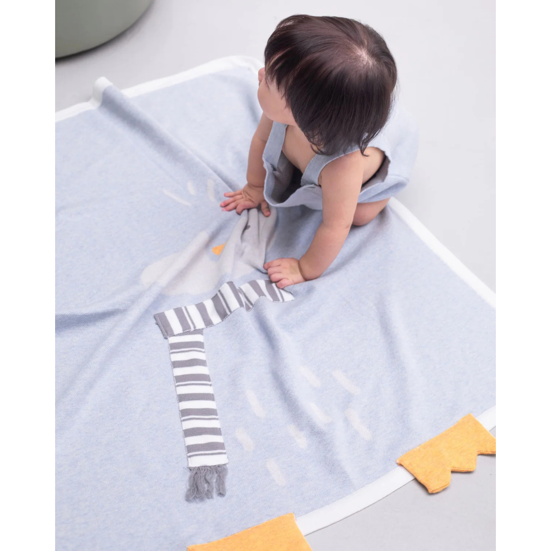 MAYNAMI株式会社が販売するペンギンニットブランケット