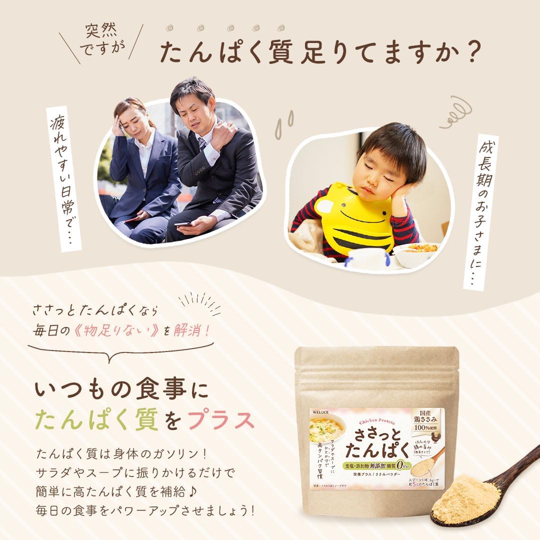 合同会社クオルプラスが販売するささっとたんぱく