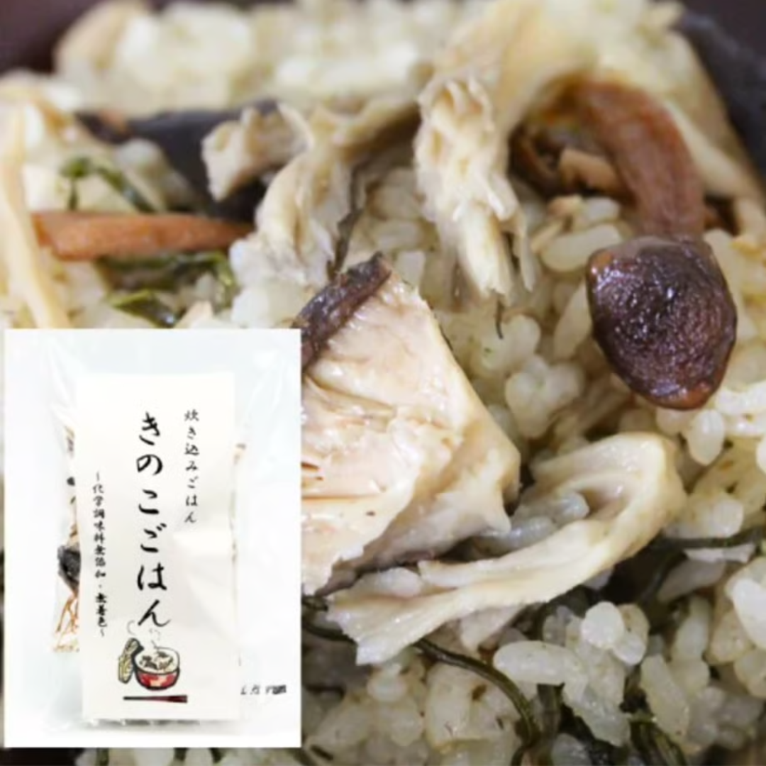 有限会社能登製塩が販売する炊き込みごはんきのこごはん