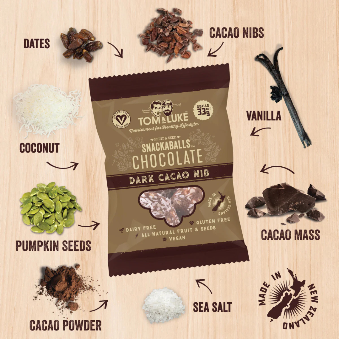 株式会社クッキータイム・ジャパンが販売するトム&ルークフルーツ&ナッツボール 全3種