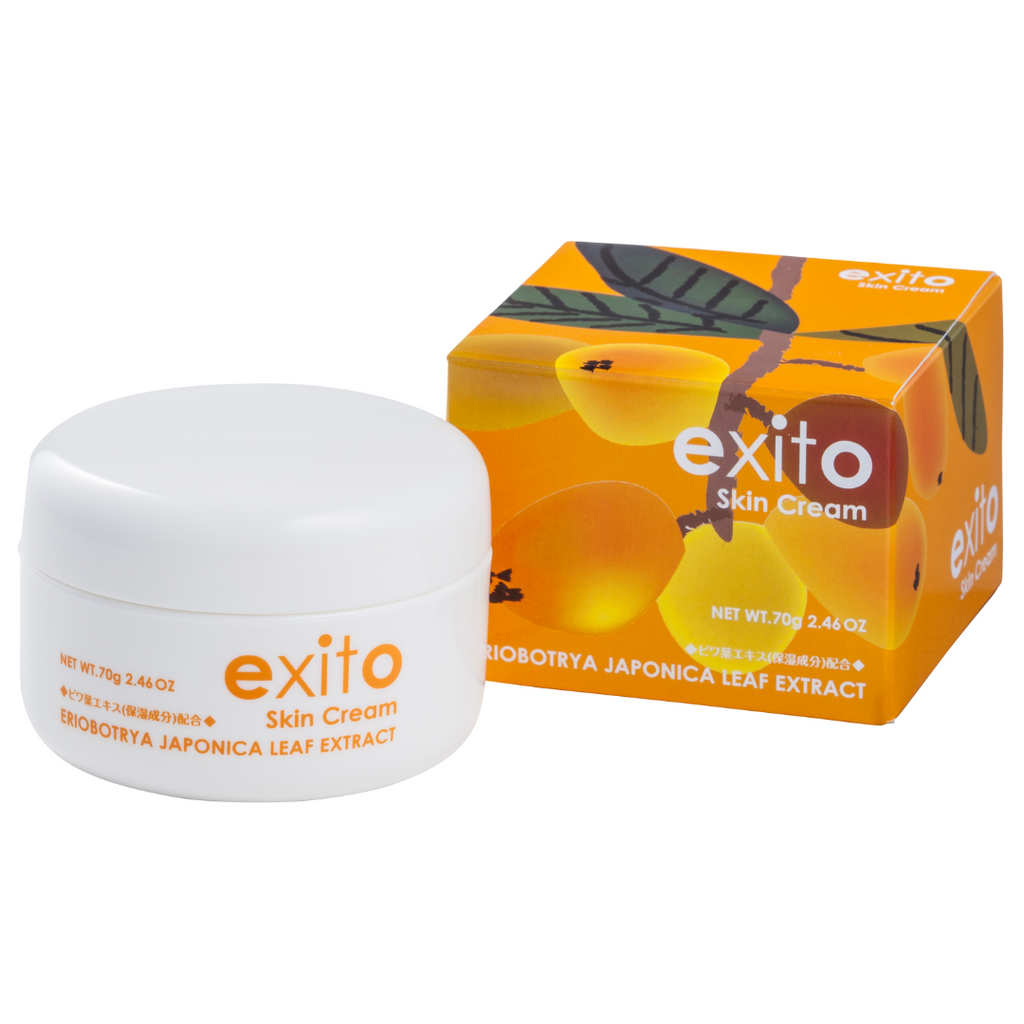 エクシートスキンクリーム70ｇ2個 敏感肌 乾燥肌 目の周り かゆみ デリケート エクシートスキンクリーム｜白ビワ葉エキスで乾燥肌対策