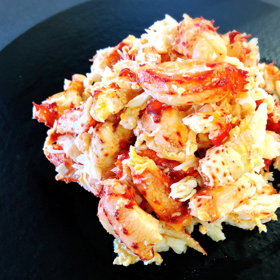 マルショウ水産が販売する花咲蟹むき身 全2種