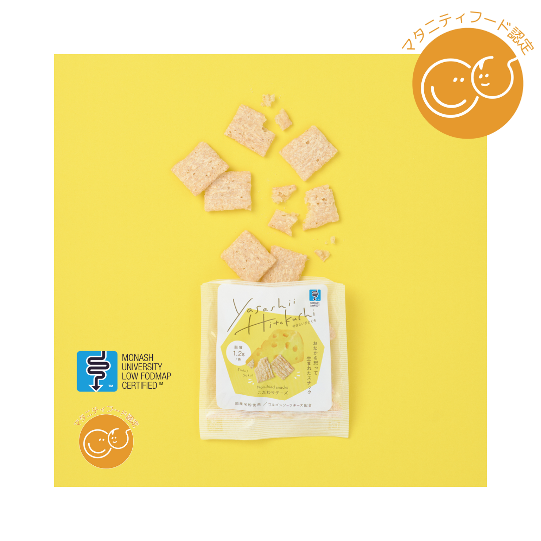 株式会社グッテが販売するやさしいひとくちノンフライスナック チーズ
