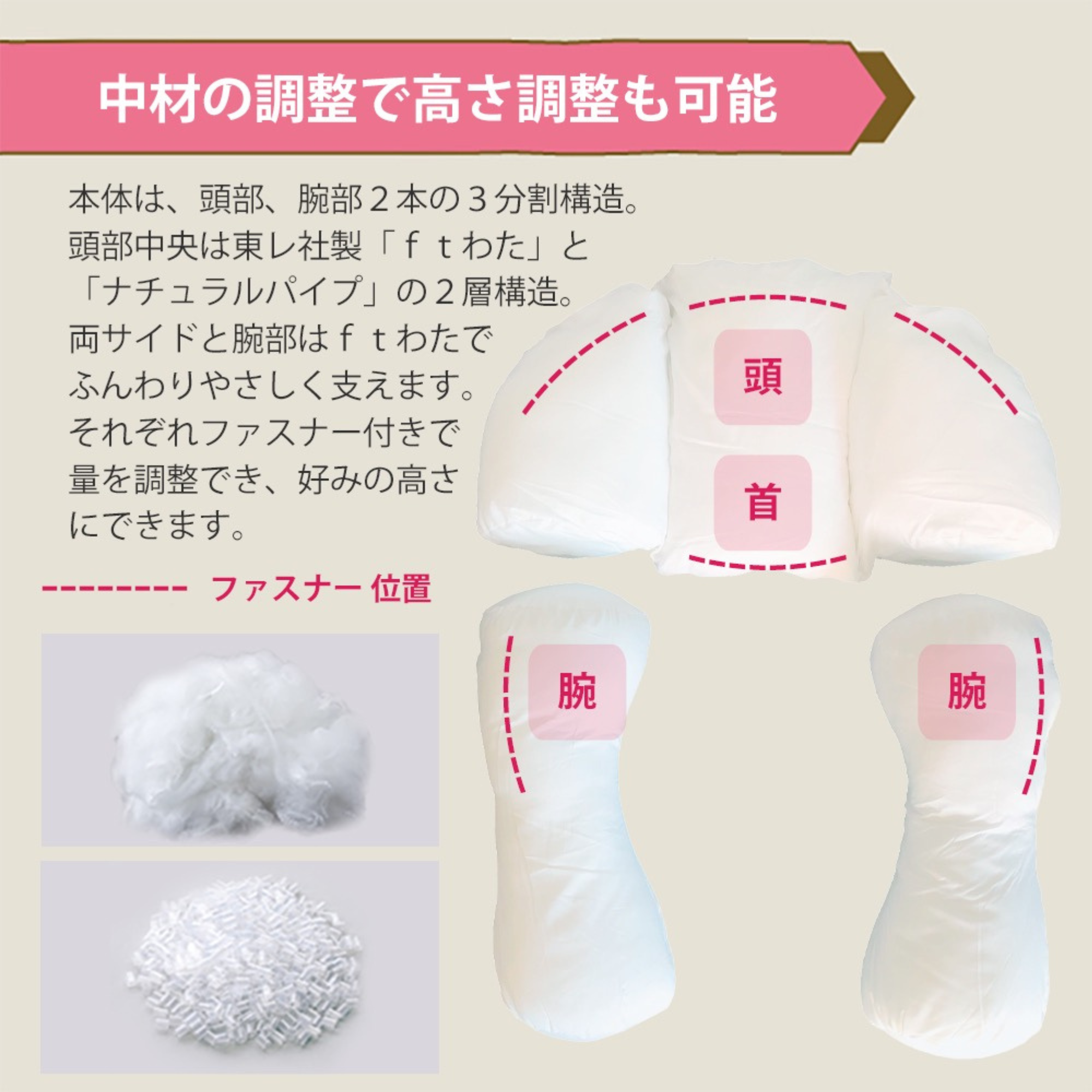 安産クッションつき 抱っこされ枕(全2種)