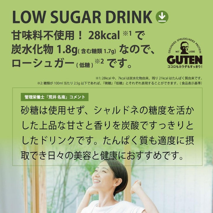 株式会社グーテンジャパンが販売するGUTEN炭酸入りプロテイン