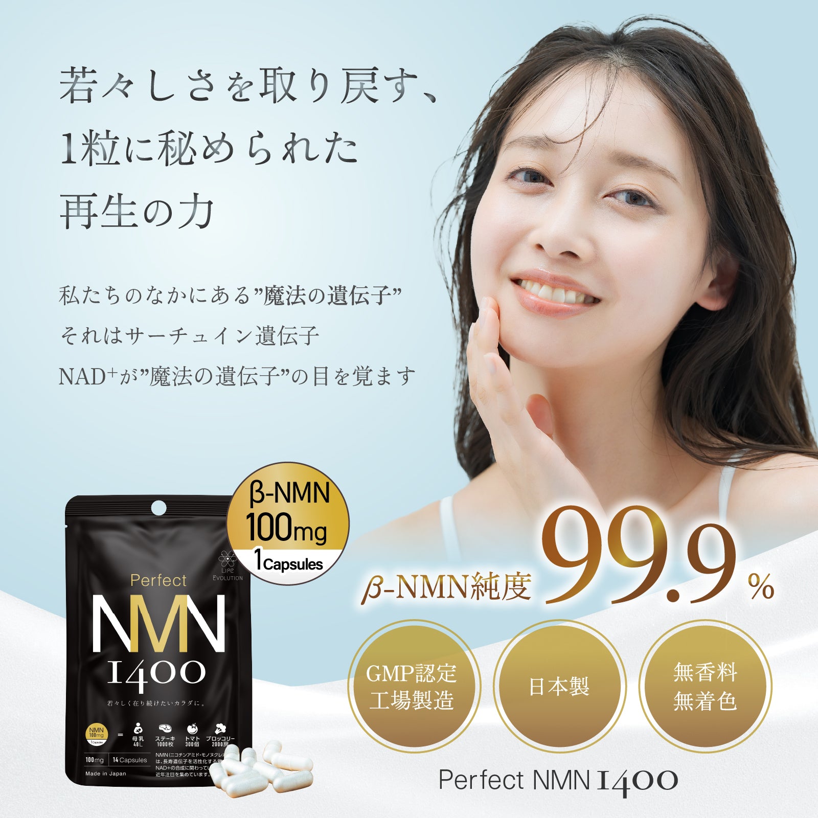 株式会社和クリエイトが販売するPerfect NMN 1400