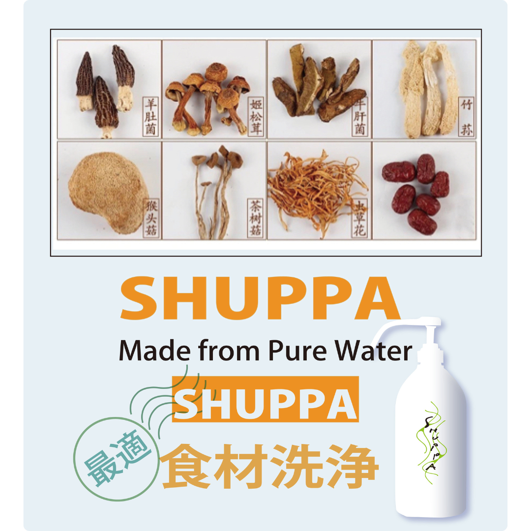 株式会社ドウムが販売するシュッパ野菜用洗浄水