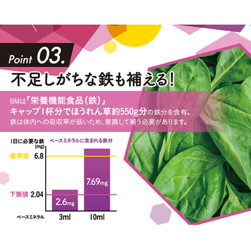 ミネラル創和が販売する「ベースミネラル+Fe」