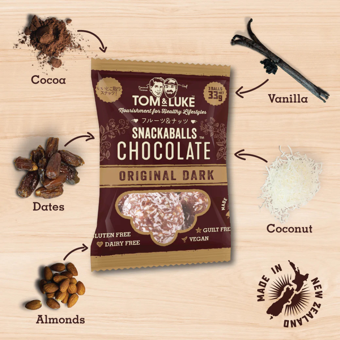 株式会社クッキータイム・ジャパンが販売するトム&ルークフルーツ&ナッツボール 全3種