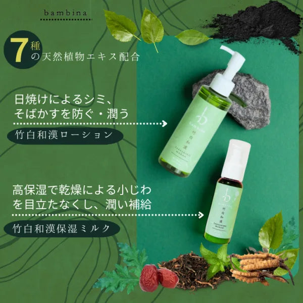 株式会社ミネラリストが販売するbambina竹白和漢保湿ミルク