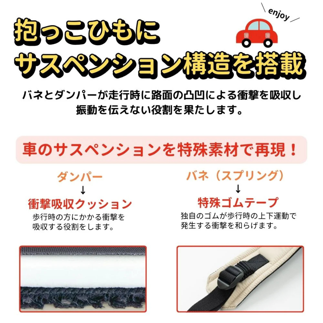 日本エイテックス株式会社が販売するユーモベビー サイドキャリー ライトベージュ