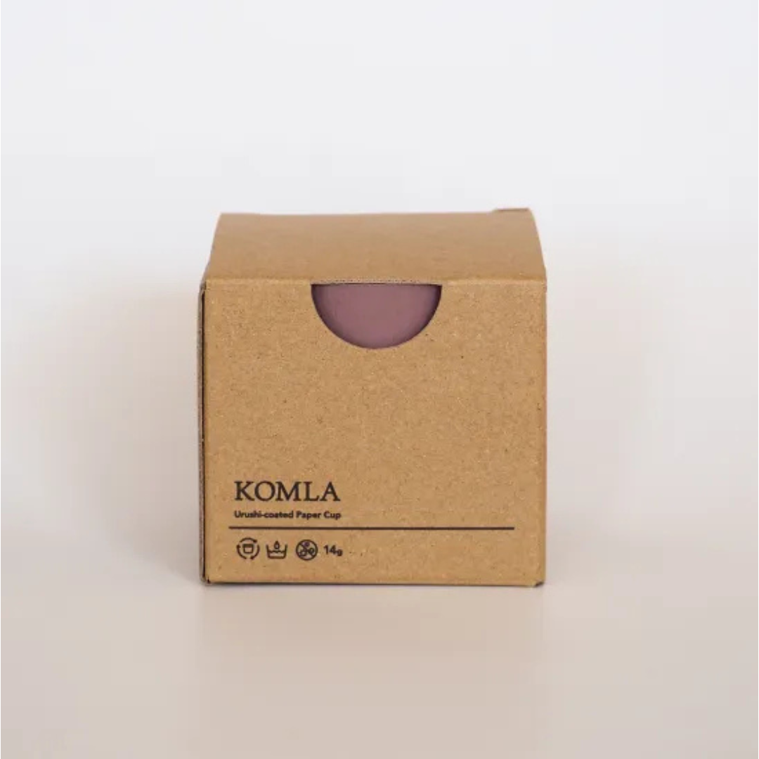 合同会社COCOOが販売する紙漆カップKOMLA pastels 全3種