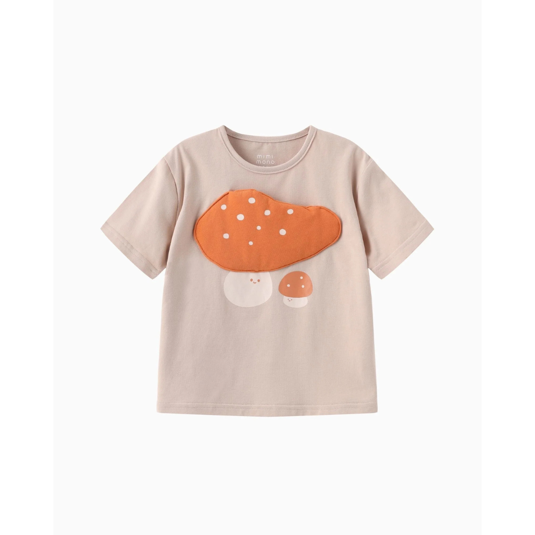 MAYNAMI株式会社が販売するmimimonoマッシュルームキッズTシャツ