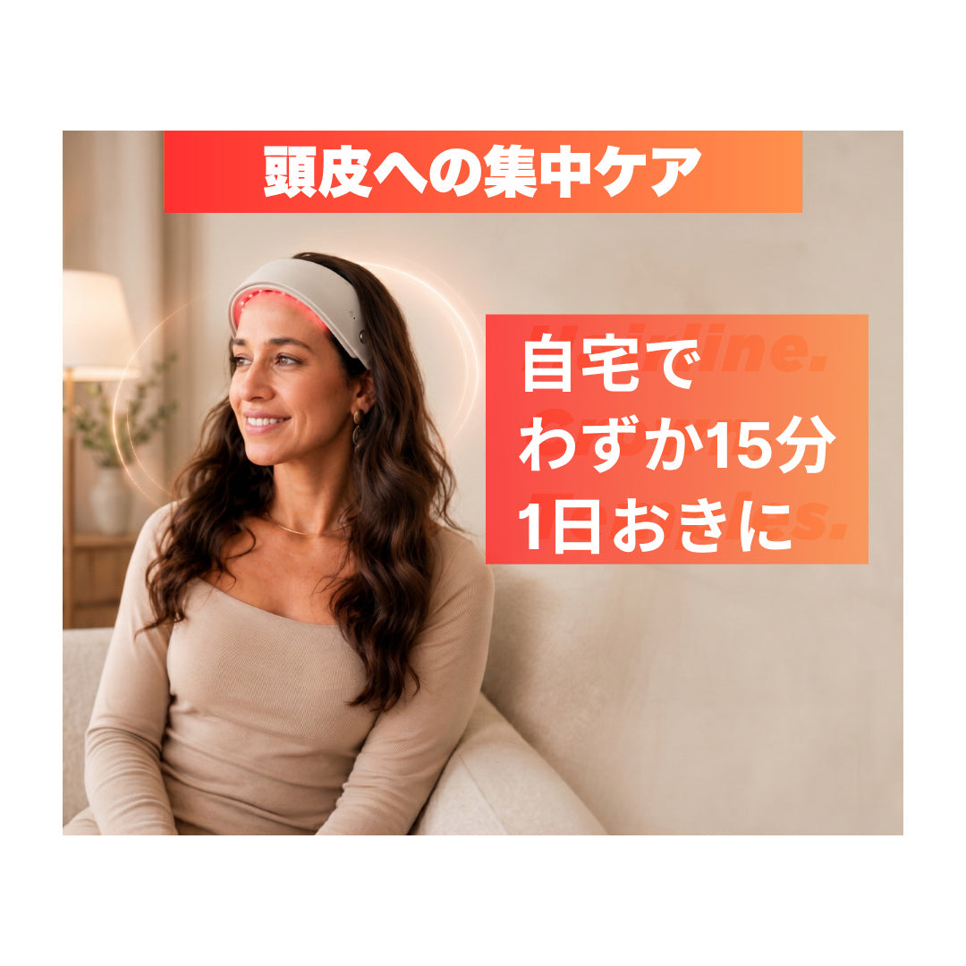 CarracK tradingが販売するレーザー&赤色LED頭皮ケアバンド VivaFit