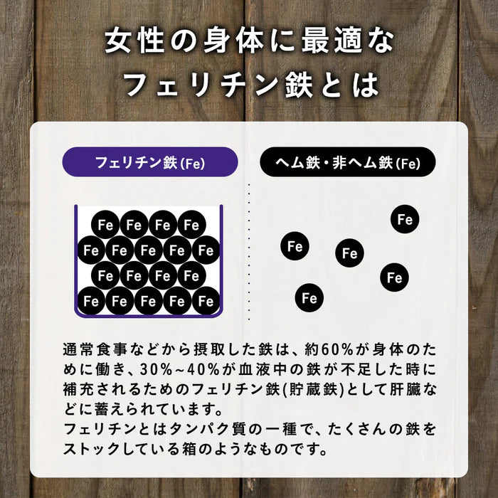 株式会社FUJI Organicsが販売するフェリチン鉄