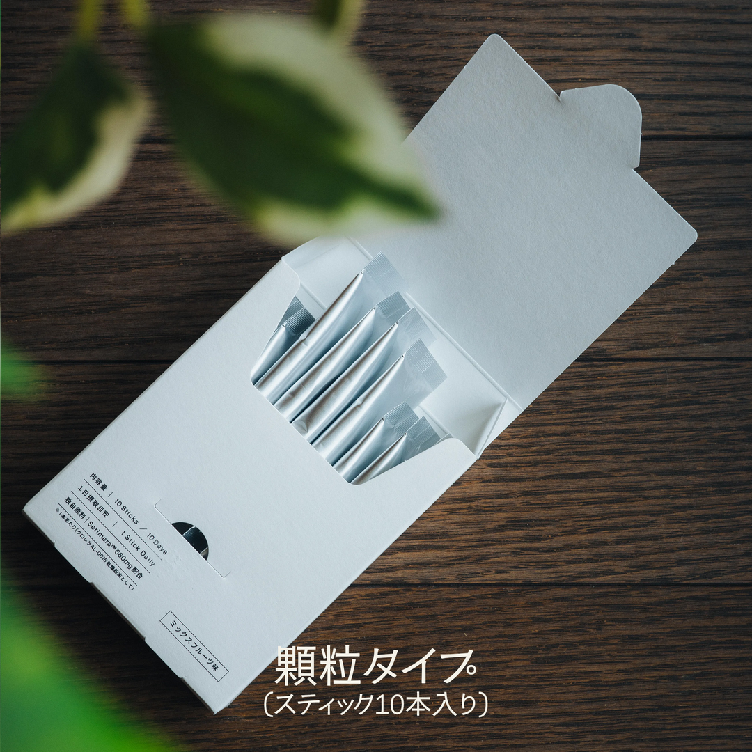 株式会社アルガルバイオが販売する藻サプリMoneru〈スティック〉ミックスフルーツ味