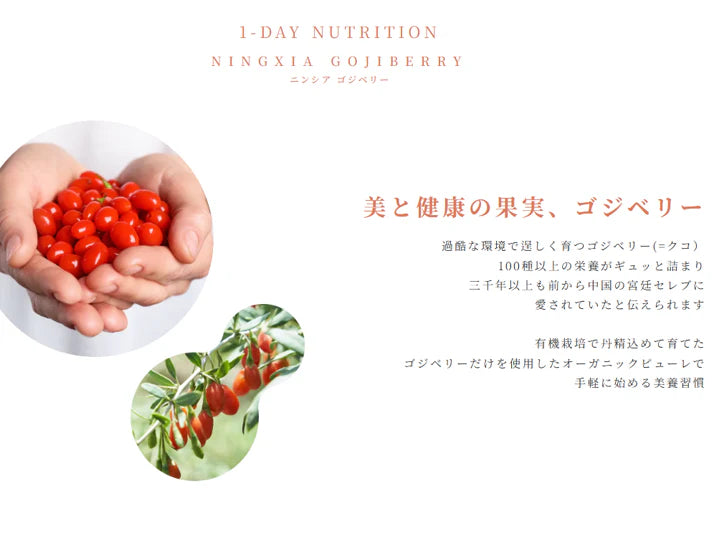 株式会社八仙が販売するオーガニックゴジベリー