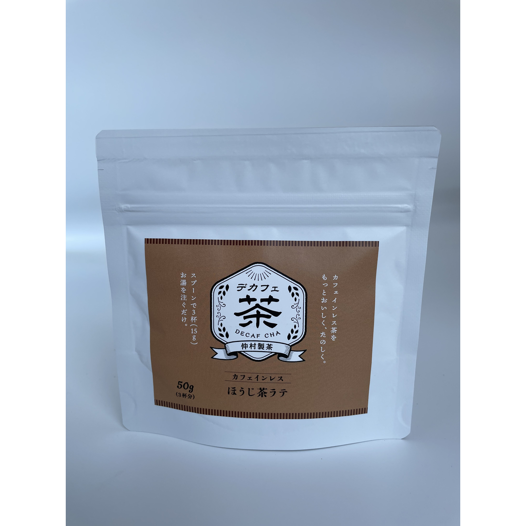 合同会社琴水が販売するカフェインレスほうじ茶ラテ 50g 2袋