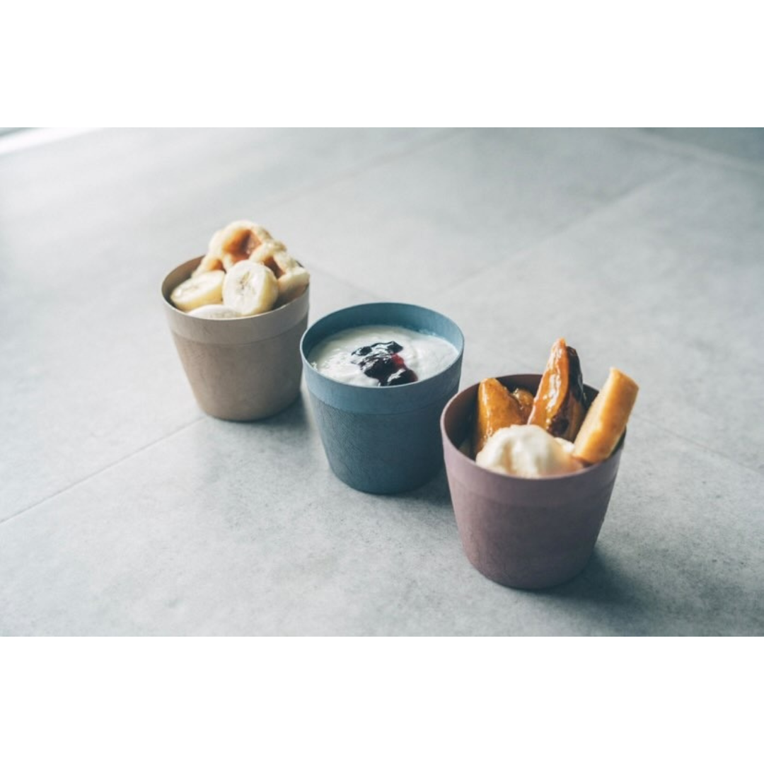 合同会社COCOOが販売する紙漆カップKOMLA pastels 全3種