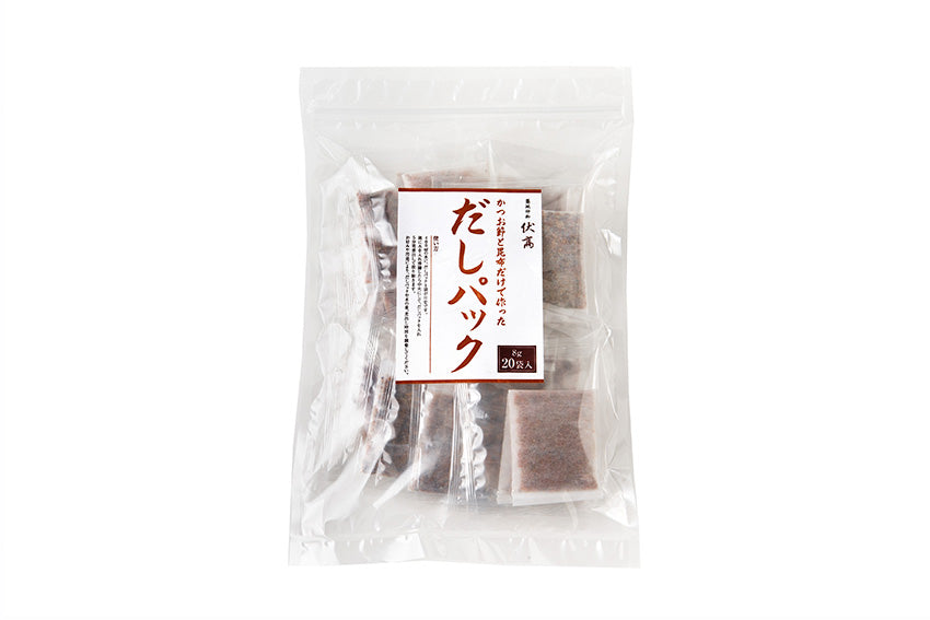 株式会社伏高が販売する「かつお節と昆布だけで作っただしパック」