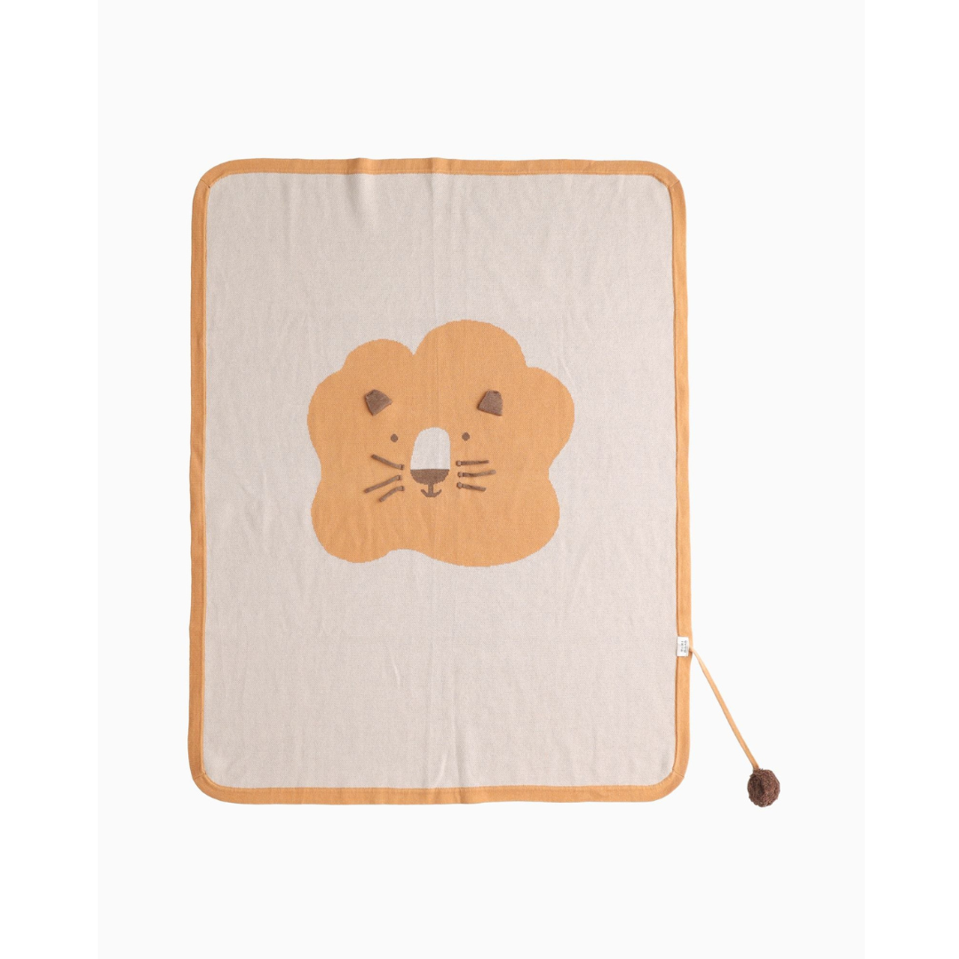 MAYNAMI株式会社が販売するライオンニットブランケット　