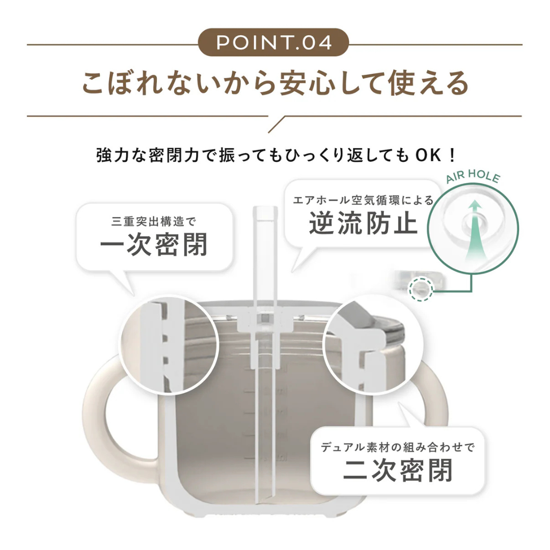 Y・G・I株式会社が販売するDONO&DONOストローマグ(Pupppy beige)