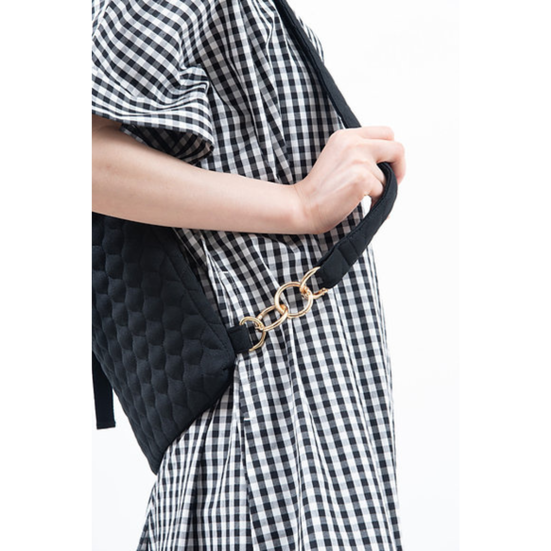 株式会社OUTBLOOMが販売するblack quilt BAG 3way bag black quilt  