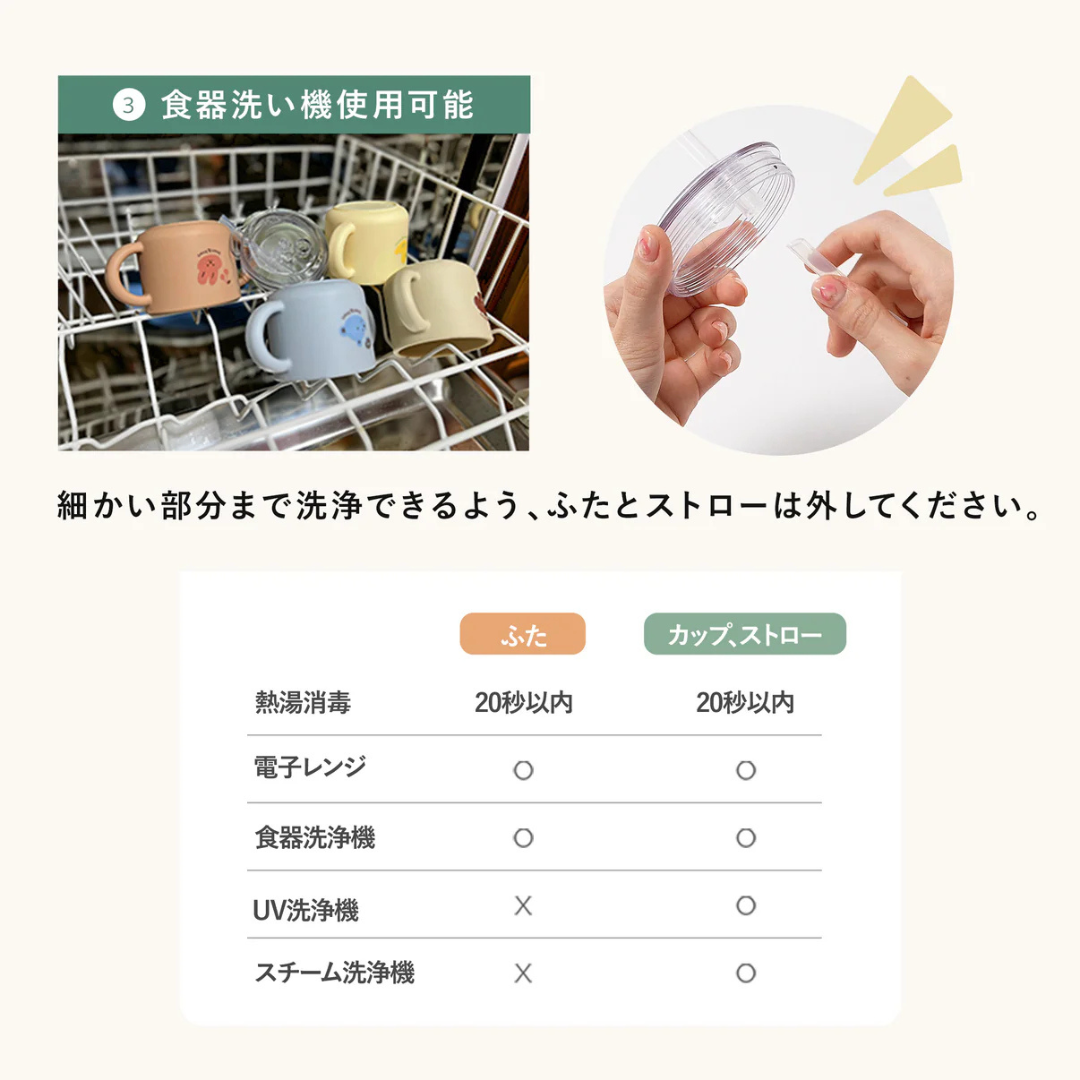 Y・G・I株式会社が販売するDONO&DONOストローマグ(Pupppy beige)