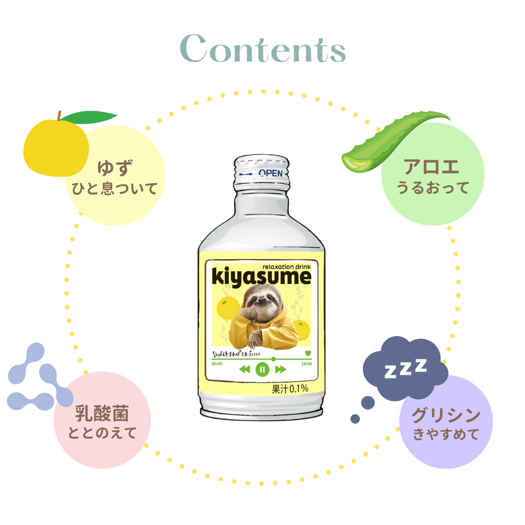 株式会社池光エンタープライズが販売するkiyasume　リラクゼーションドリンク