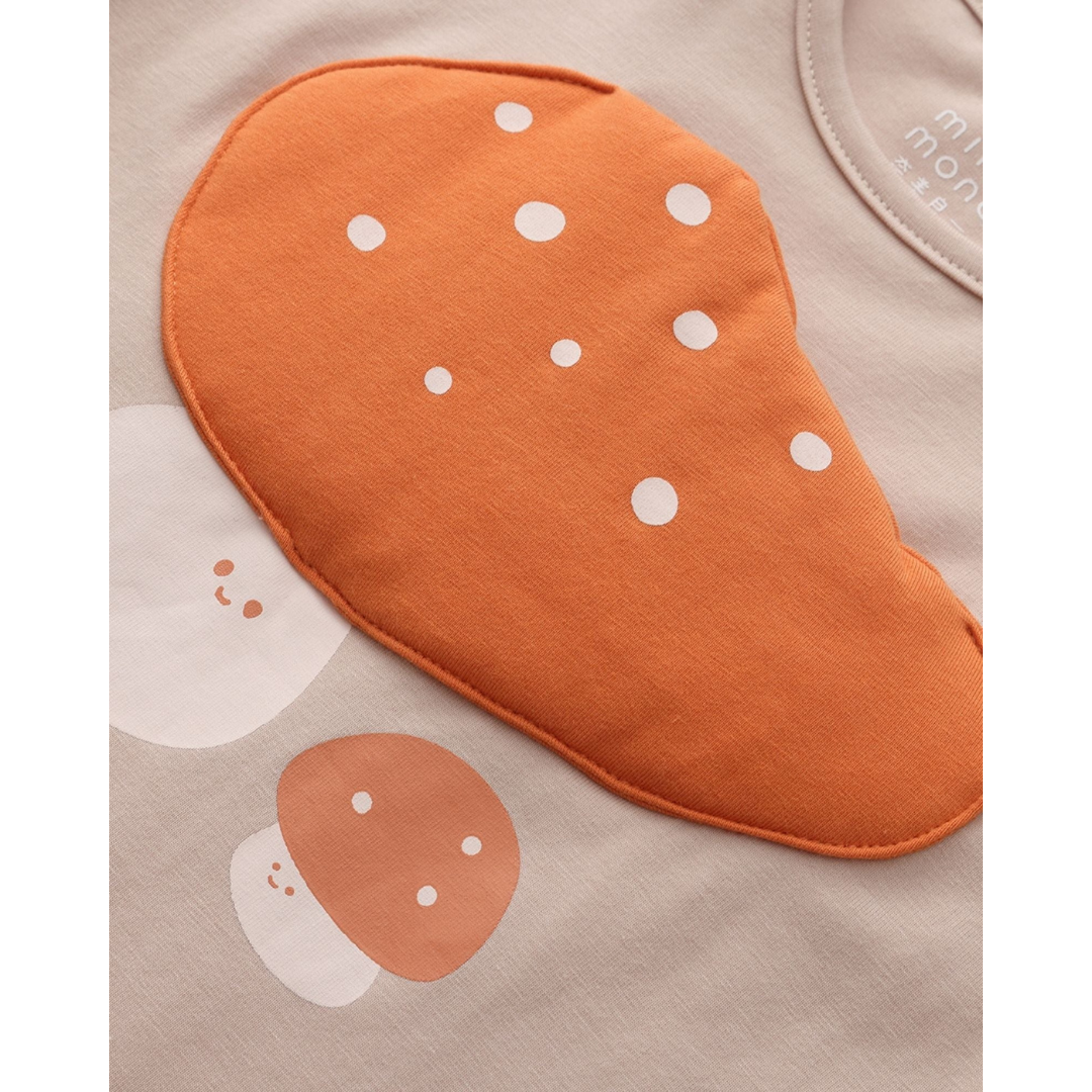 MAYNAMI株式会社が販売するmimimonoマッシュルームキッズTシャツ