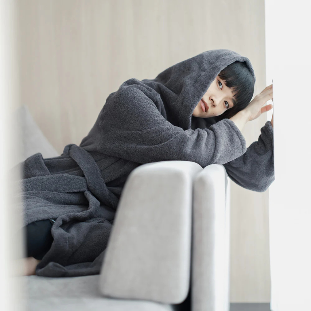 神藤タオル株式会社が販売するユキネ・バスローブ　全3種