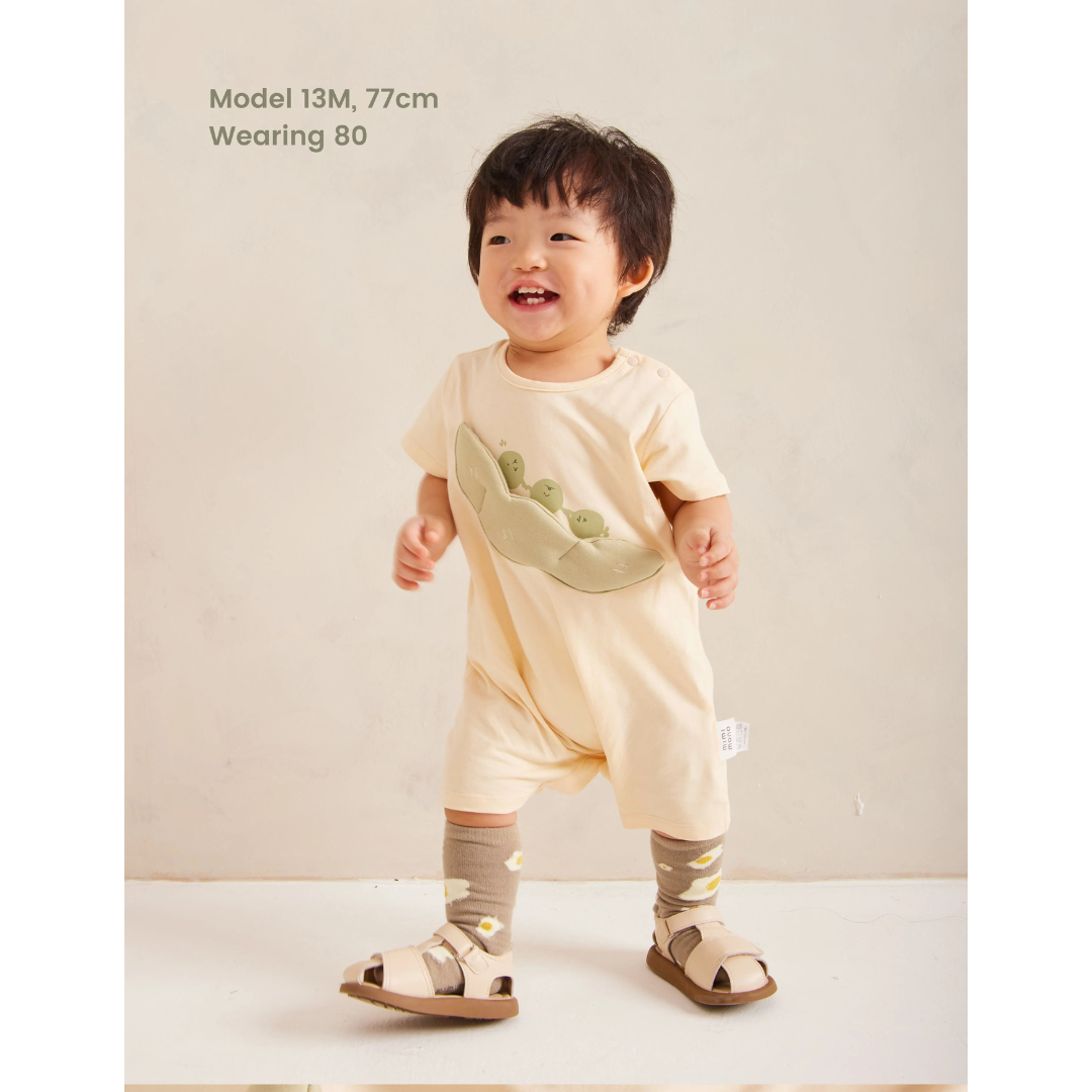 MAYNAMI株式会社が販売するmimimono 枝豆ベビーロンパース