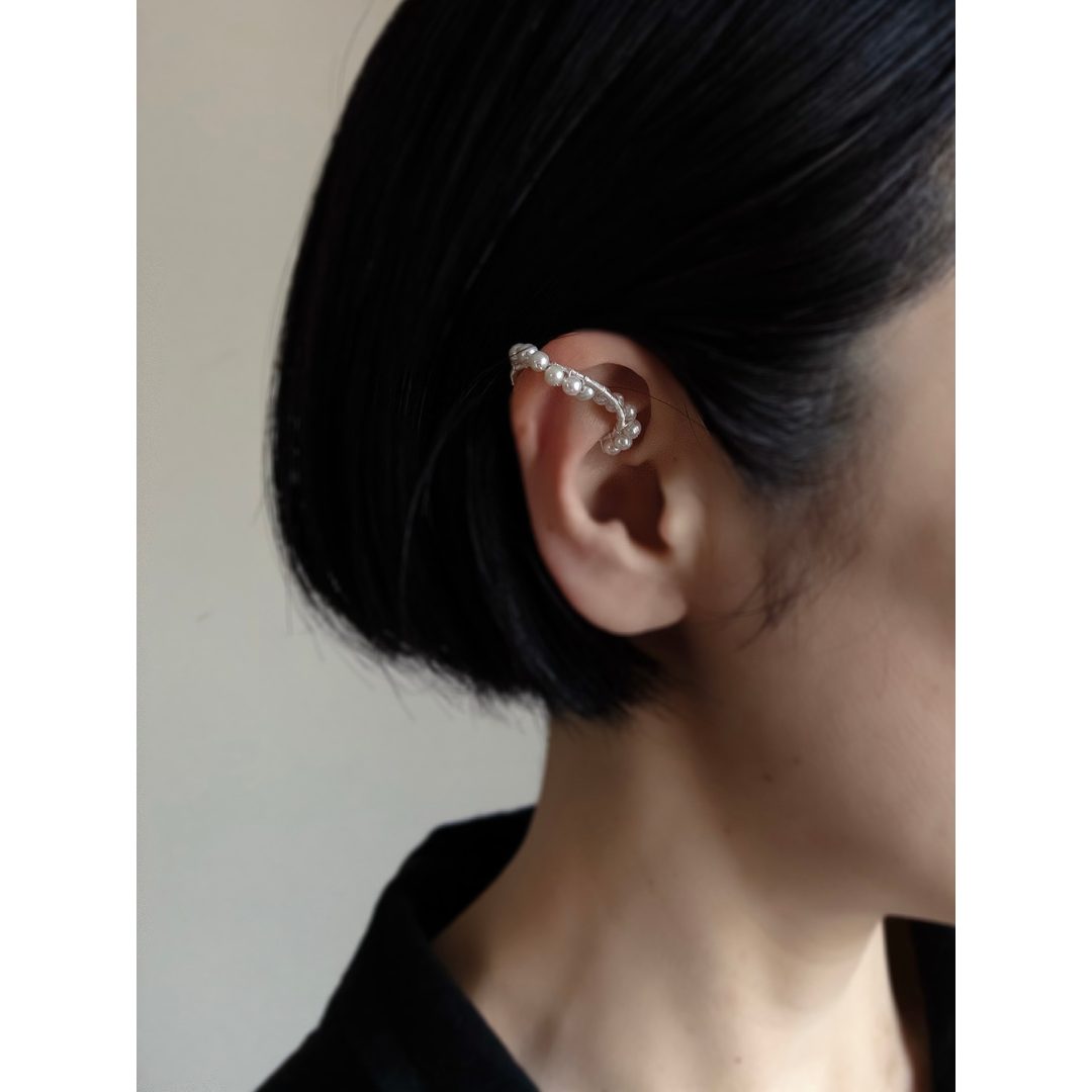 petite anneが販売するイヤーカフ(ラウンド)〜淡水パール
